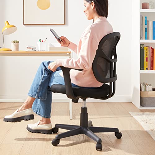 Amazon Basics Mesh Mid-Back Chair – The Affordable Upgrade from Your Kitchen Chair