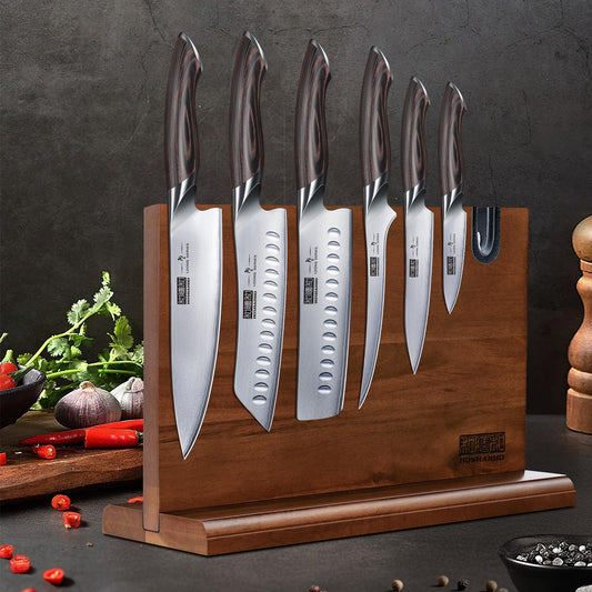 7 Piece Professional Japanese High Carbon Stainless Steel Knife Set