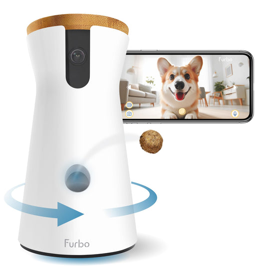 Treat Tossing 360° Dog Camera