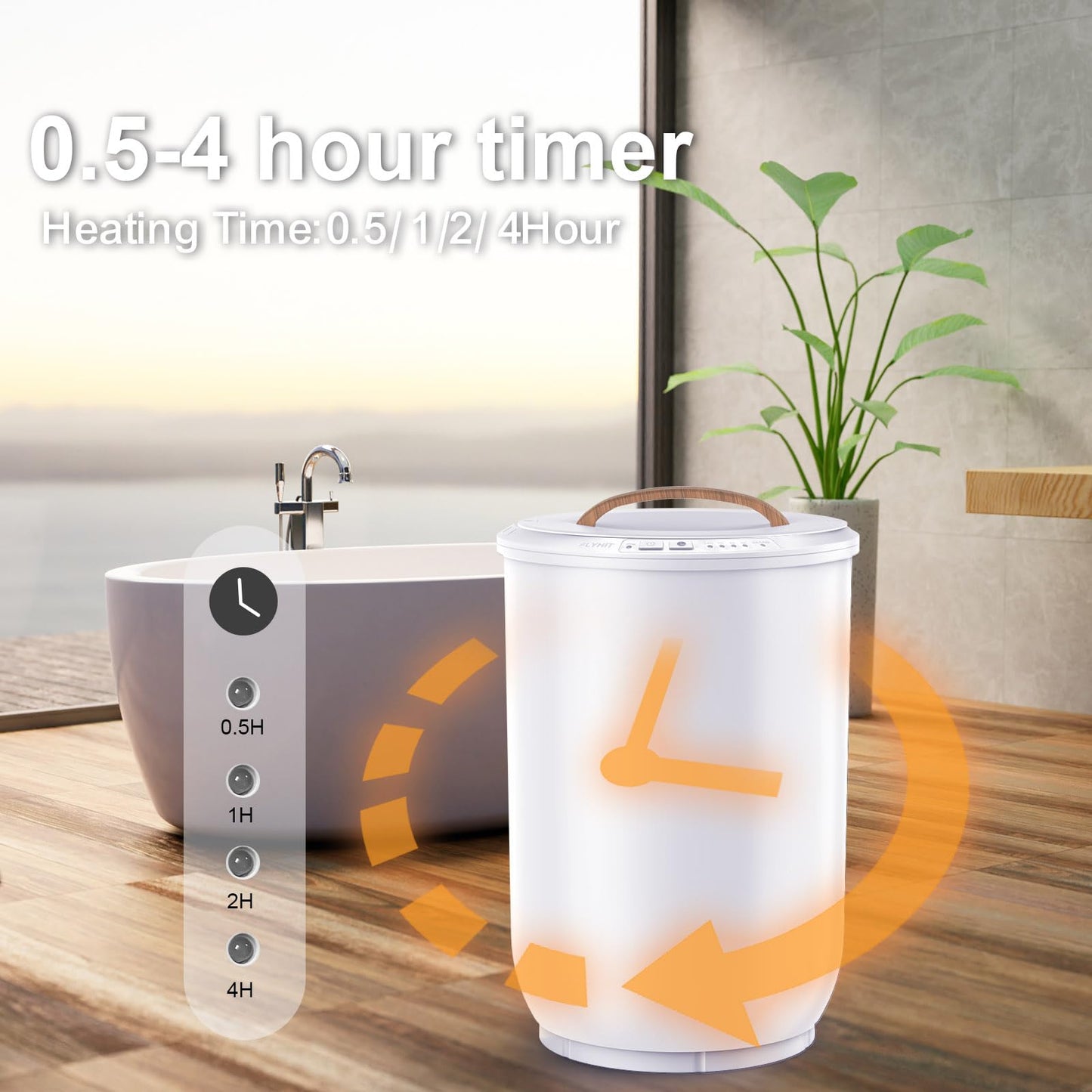 Large Towel Warmer for Bathroom - Heated Towel Warmers Bucket