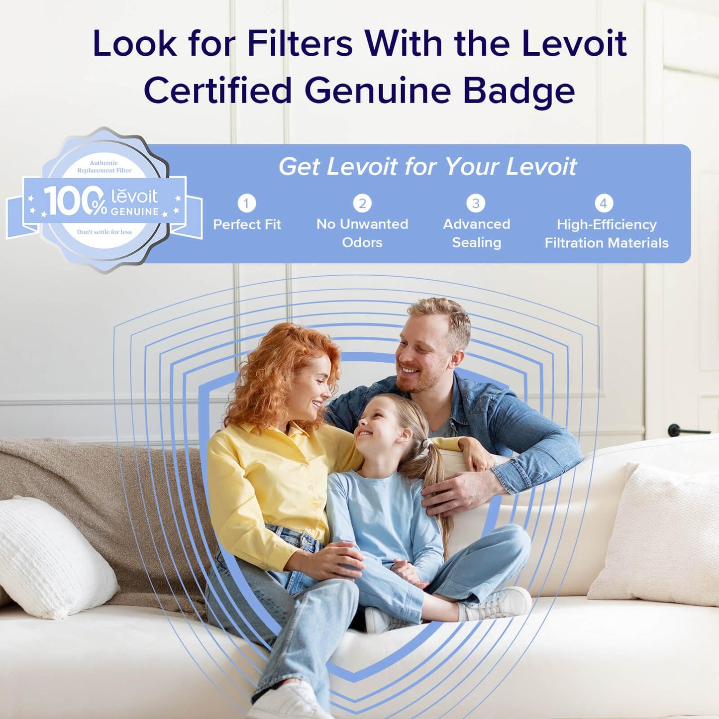 Levoit Large Room Air Purifier - Up to 2933 Ft² With HEPA