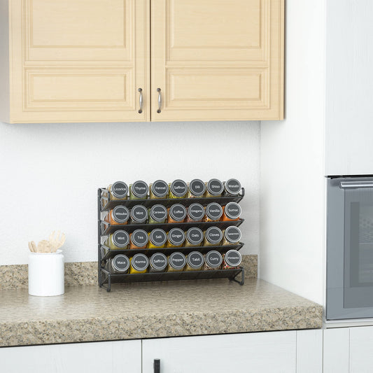 SpaceAid 28 Spice Jar Spice Rack Organizer