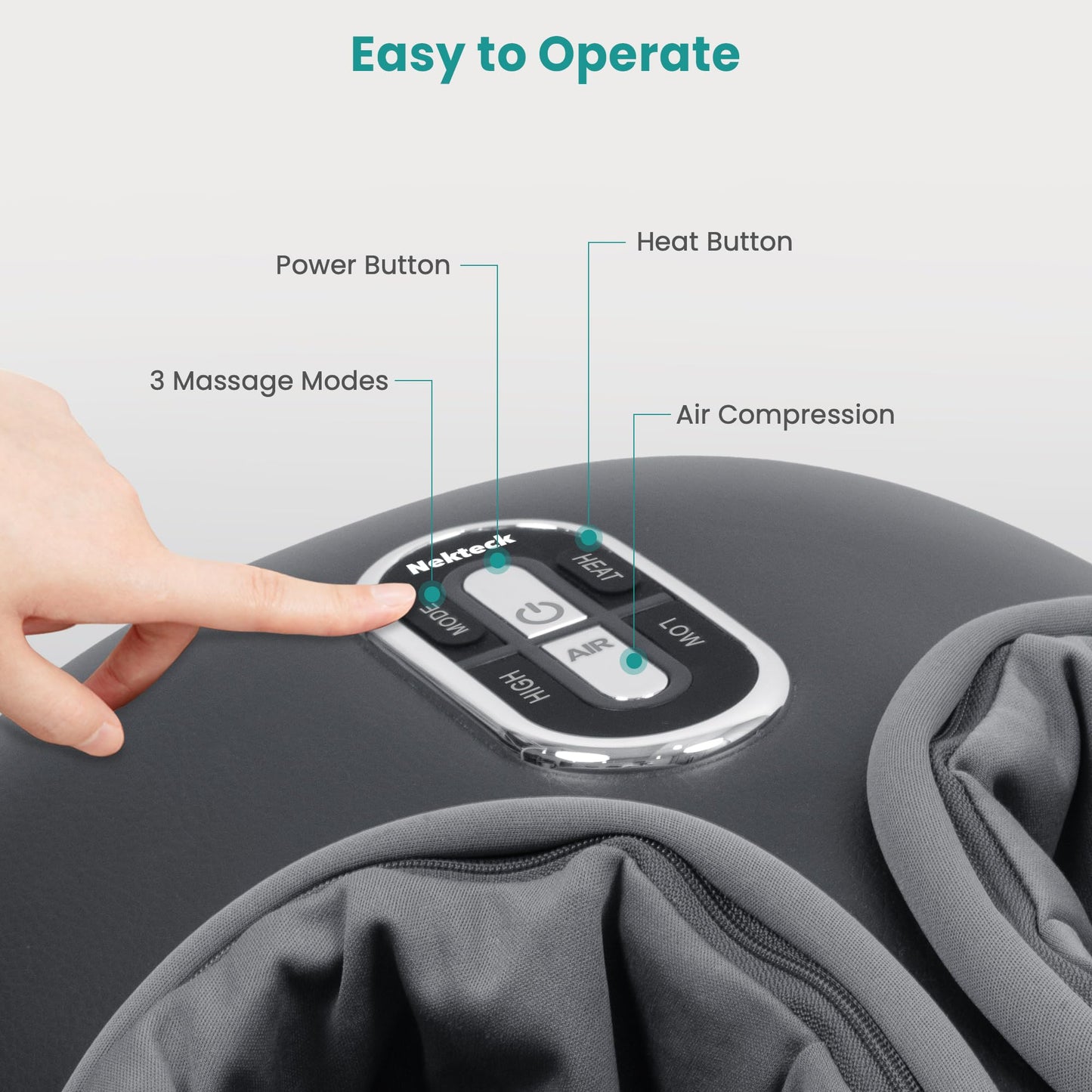 Shiatsu Deep Kneading Foot Massager w/ Heat