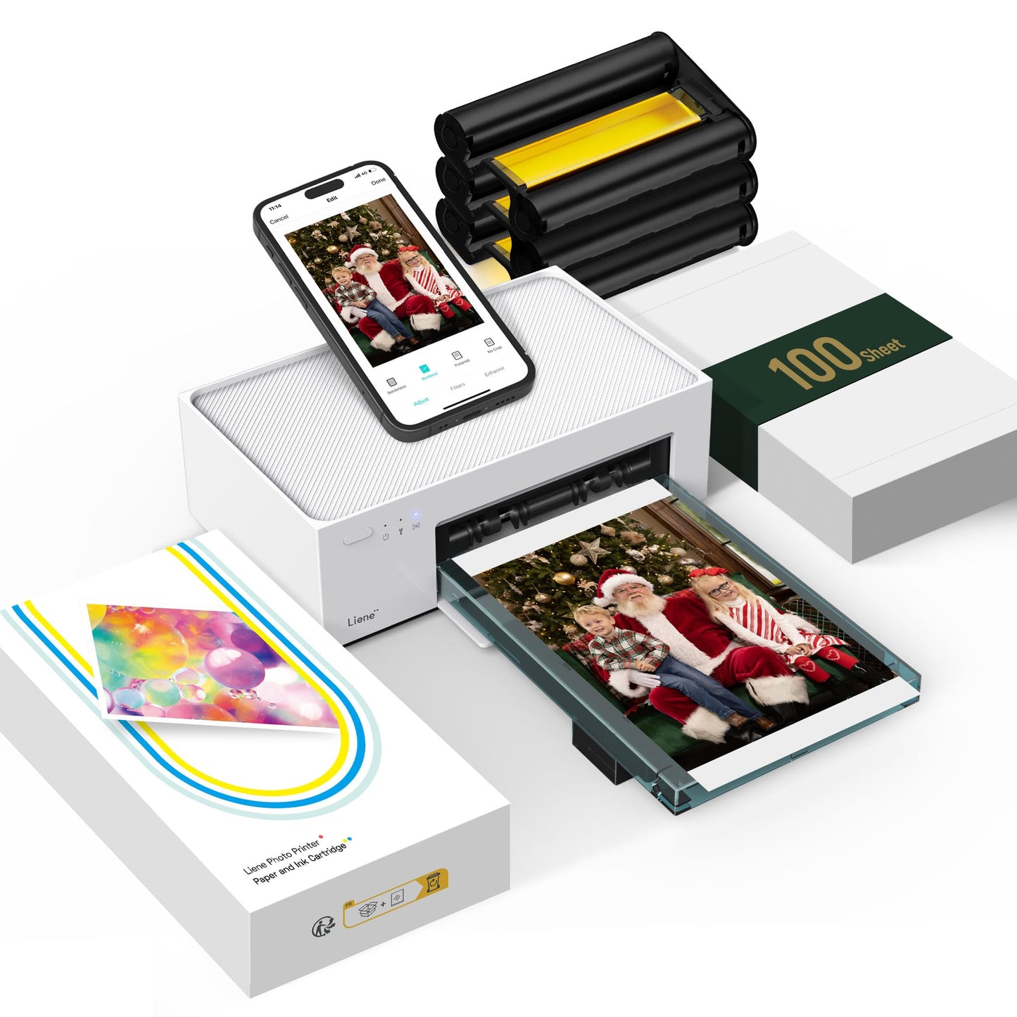 Liene M100 4x6'' Smartphone Photo Printer