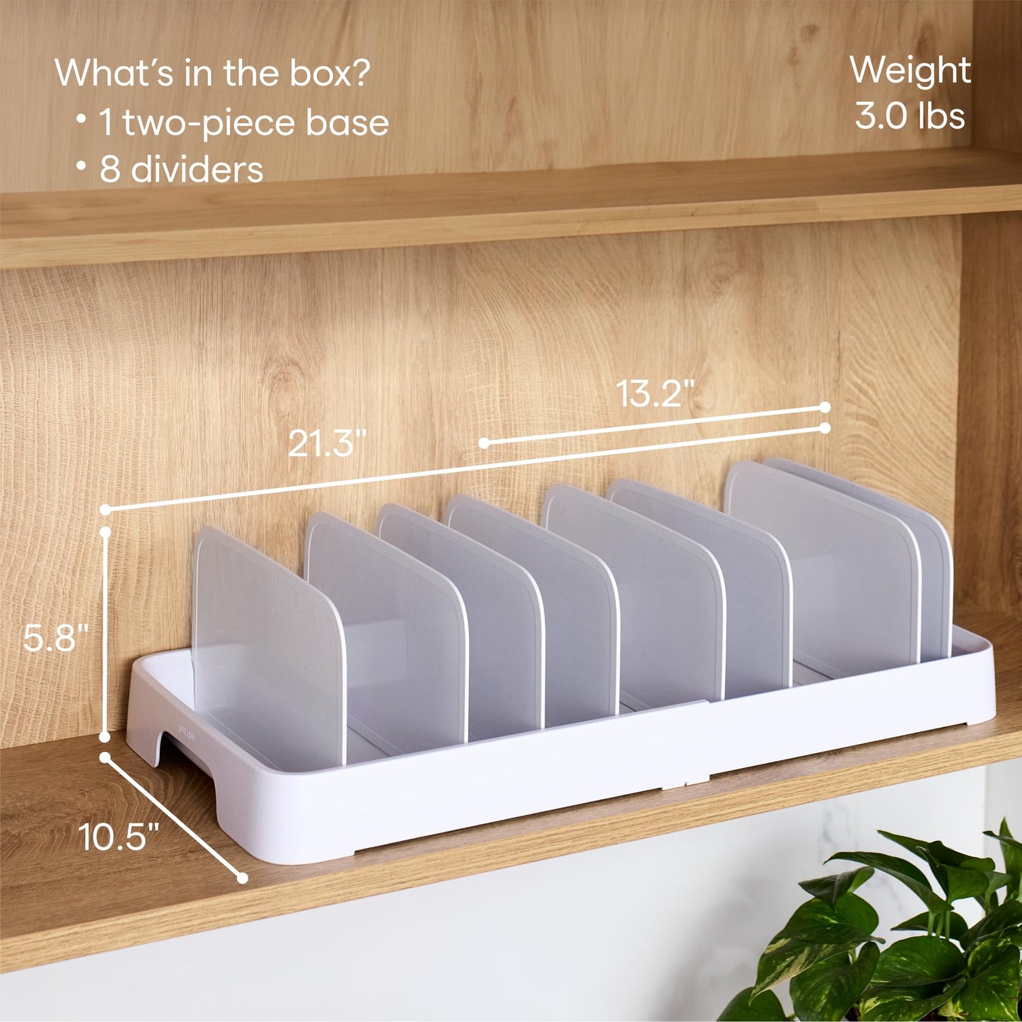 StoraLid Expandable 40-Lid Food Container Organizer