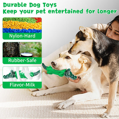 Fuufome Chew Toys for Aggressive Chewers: Tough Indestructible Toys for Large Dogs - Heavy Duty Durable Toys for Small, Medium and Large Dog Breeds